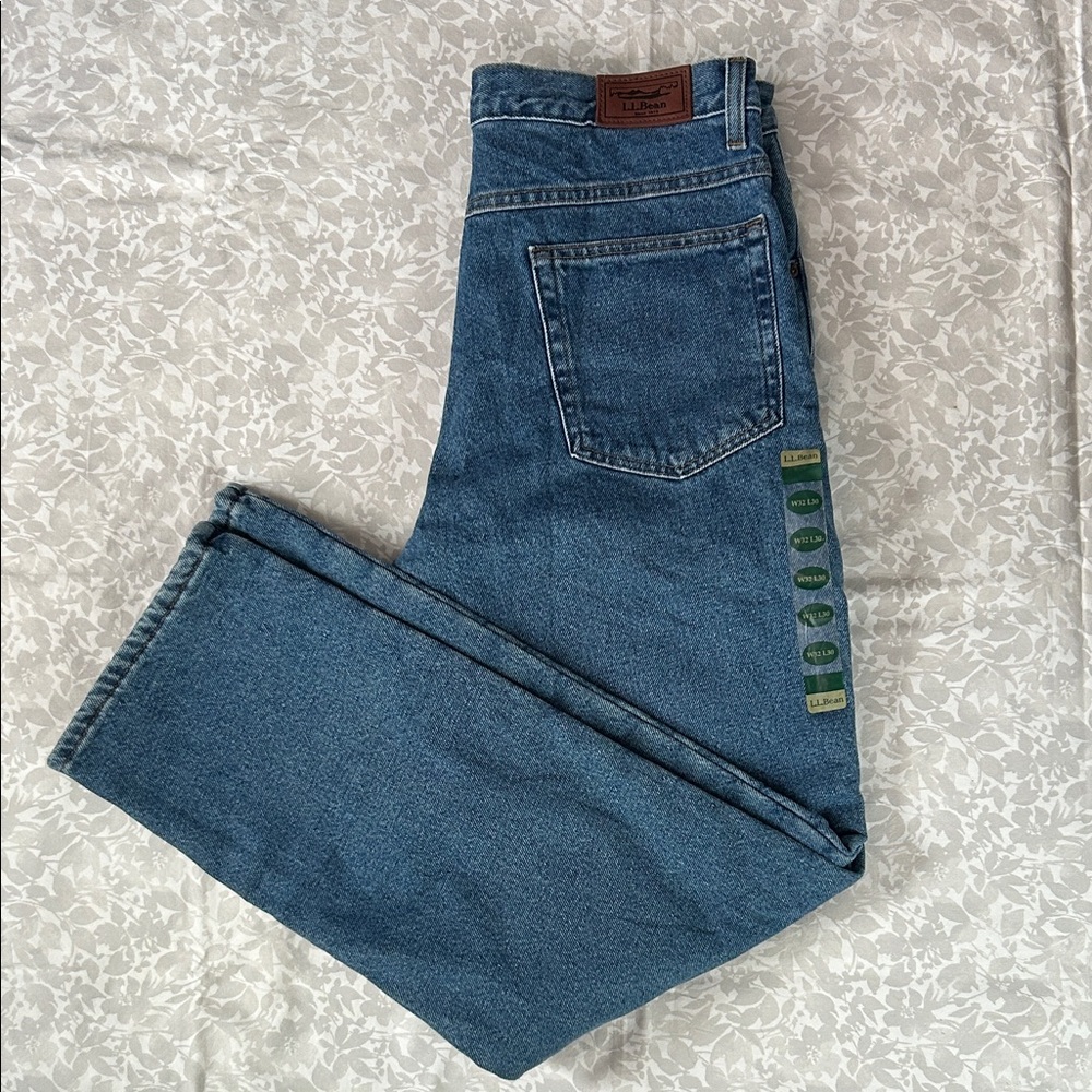 L.L. Bean Men’s Fleece Lined Double L Jeans, Classic Fit